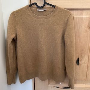 Everlane - Cashmere Crew - Camel / Tan - Size medium